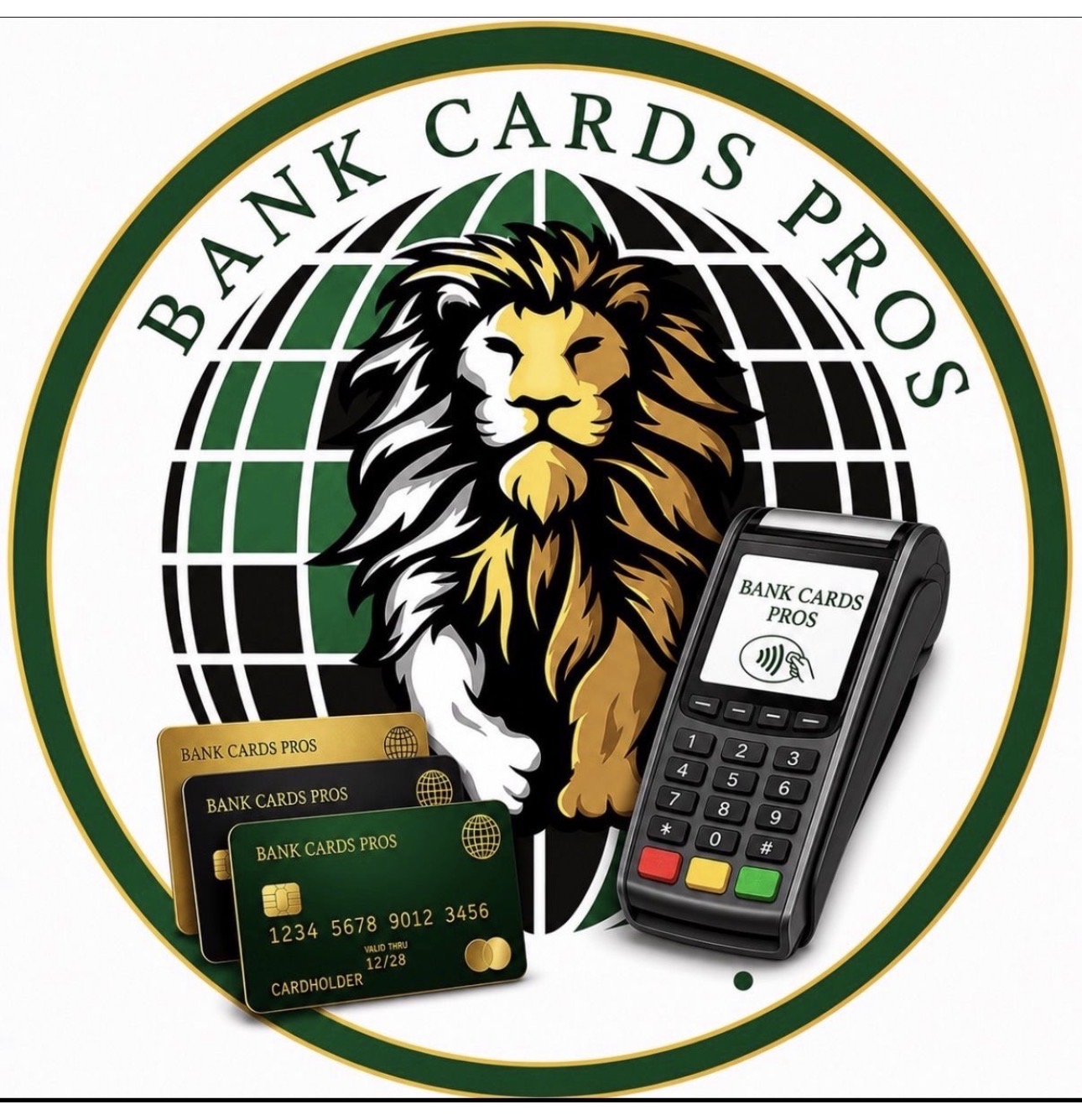 Bank Cards Pros lion logo